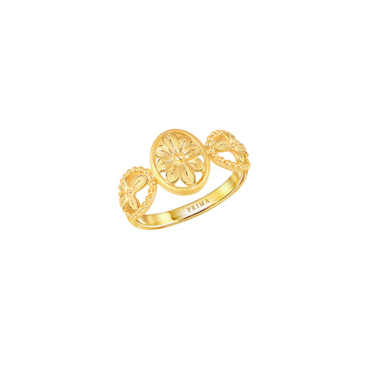 [Pre-Order] PRIMA 24K Gold Ring Flora Collection