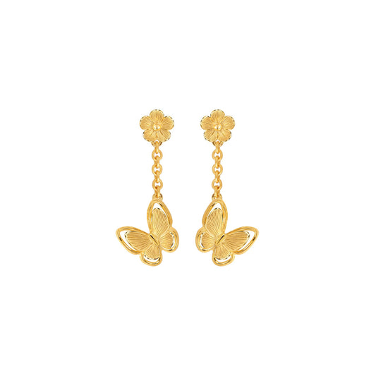 [Pre-Order] PRIMA 24K Gold Earrings Butterfly Concerto Collection